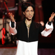 Prince is seen on stage at the 36th NAACP Image Awards at the Dorothy Chandler Pavilion on March 19, 2005 in Los Angeles, California.